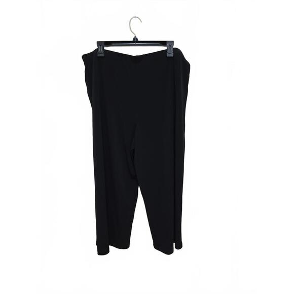 Alfani Women's Black Wide Leg Stretch Pants - XL - Picture 2 of 8